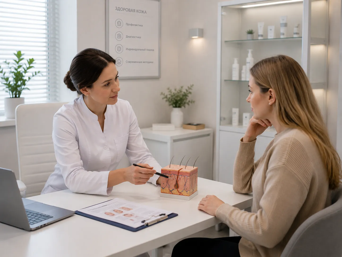 дерматологический осмотр